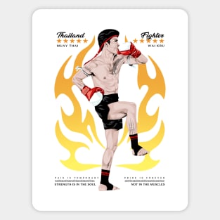 Muay Thai Wai Kru Magnet